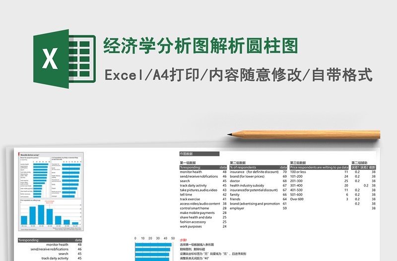经济学分析图解析圆柱图