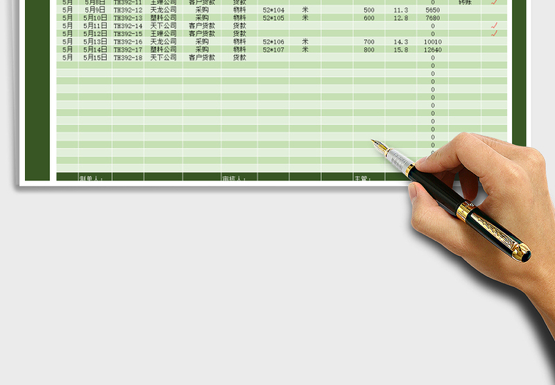 2025年现金流量表-日记账