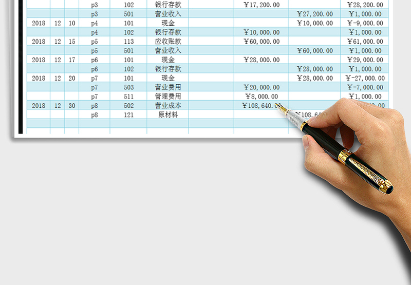 2025年收支表-现金出纳日记账