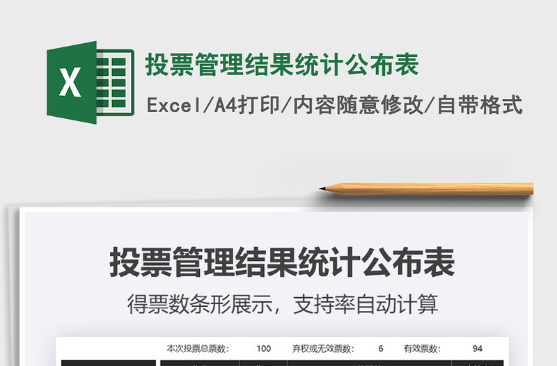 2025年投票管理结果统计公布表