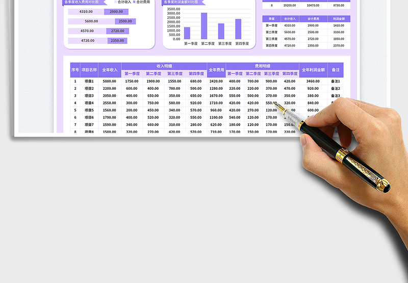 2025项目经费管理计划表免费下载