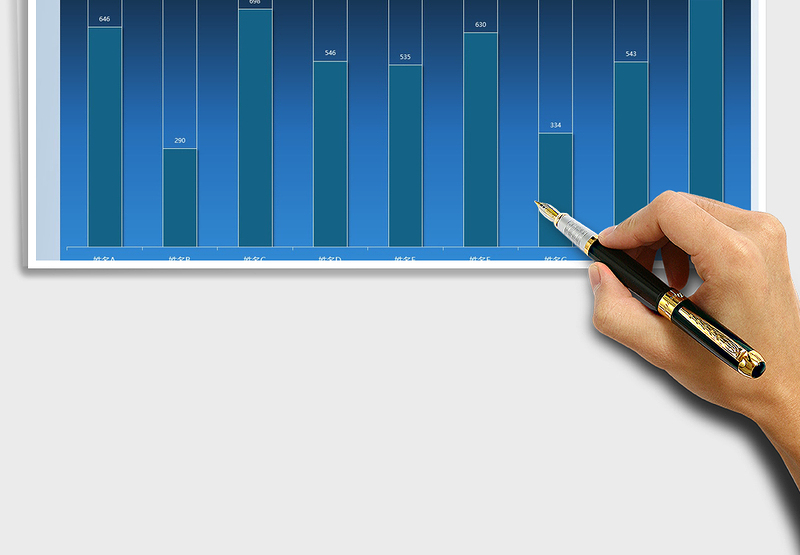 2025年柱形占比图数据图表模板