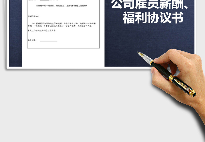 2025年公司雇员薪酬、福利协议书