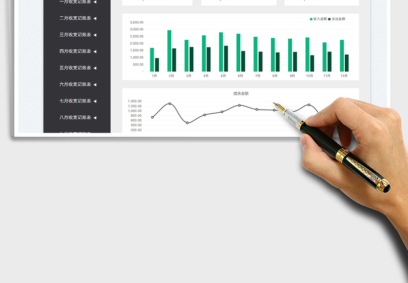 2025全年财务收支记账管理系统免费下载