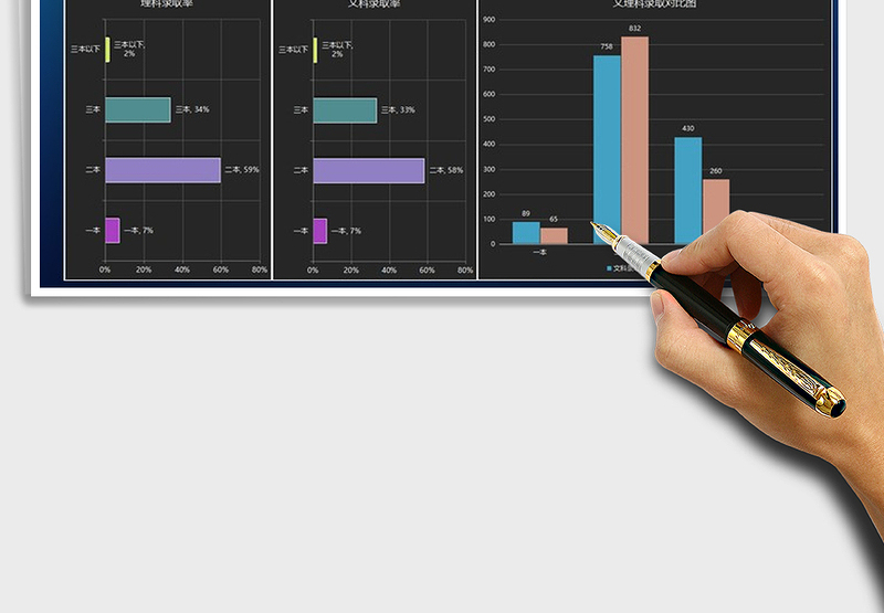 2025年高考录取率分析数据图表