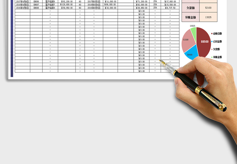 2025年应收应付款统计报表（客户查询）