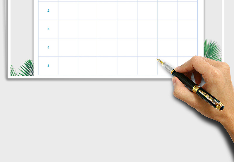 2025年节目安排流程表(精美简洁可打印)