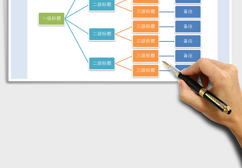2025年思维导图多配色版