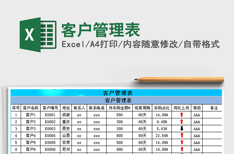 2025年客户管理表