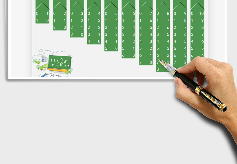 202510以内数字加减组成和分解免费下载