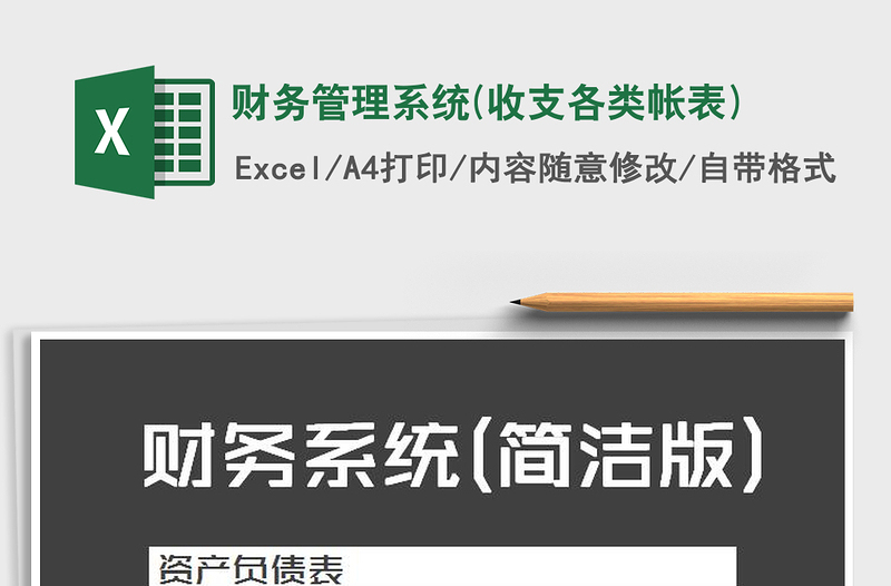 2025年财务管理系统(收支各类帐表)