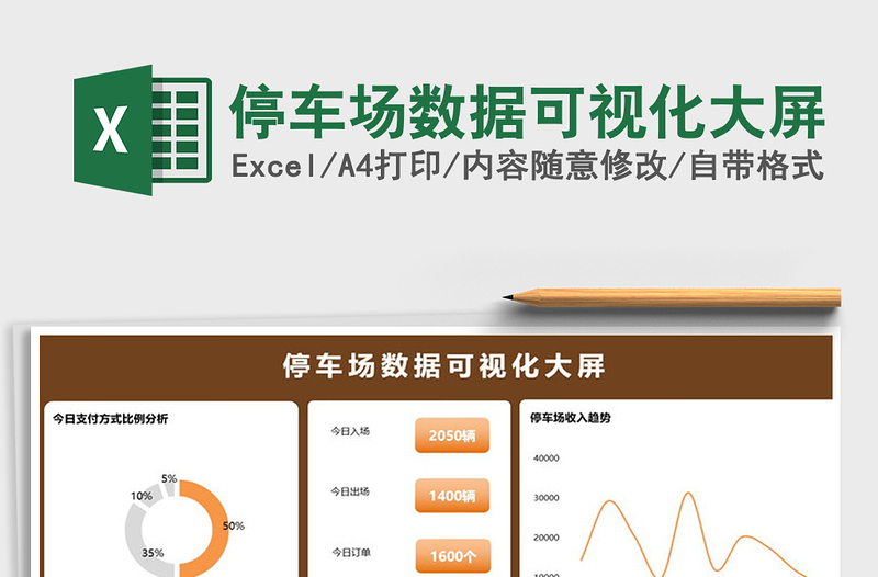 2025停车场数据可视化大屏免费下载