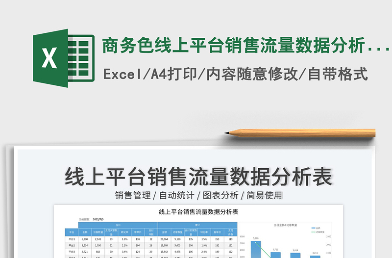 2025商务色线上平台销售流量数据分析表