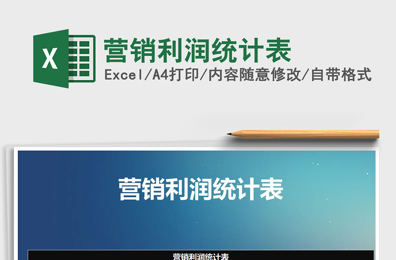 2025年营销利润统计表