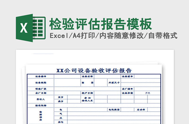 2025年检验评估报告模板