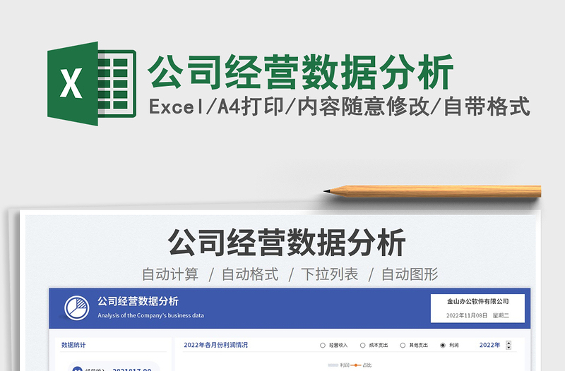 2025公司经营数据分析免费下载