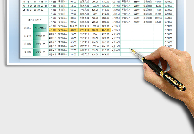 2025收入支出记账明细免费下载