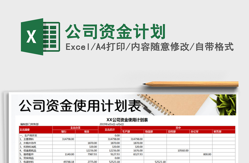 2024年公司资金计划