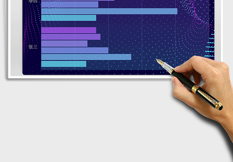 2025年紫蓝科技系列图表之条形图