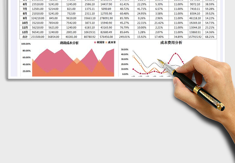 2025年营业收支利润统计报表