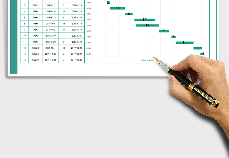 2025年任务计划表-甘特图