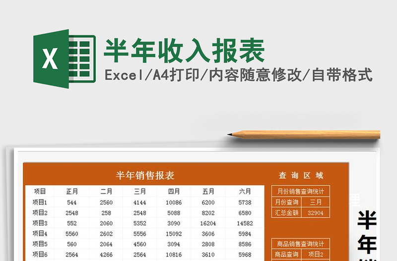 2025年半年收入报表