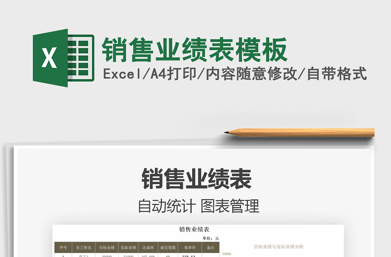 2025销售业绩表模板免费下载