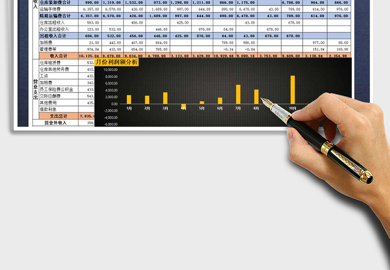 2025年年度营业收支利润报表