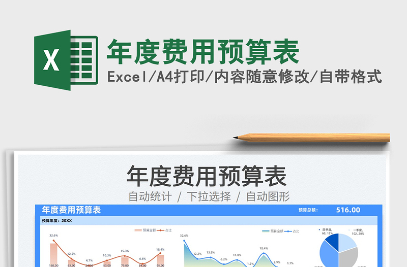 2025年度费用预算表免费下载