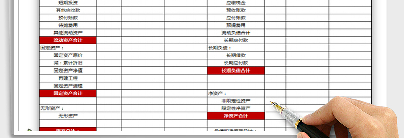 2025年资产负债表