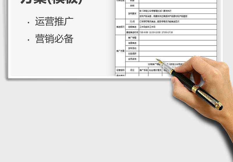 2025年微信公众号运营方案(模板)