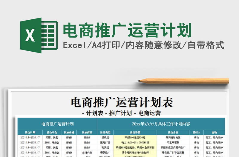2025年电商推广运营计划