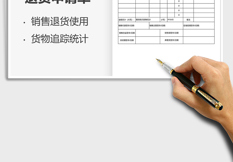 2025公司销售产品退货申请单免费下载