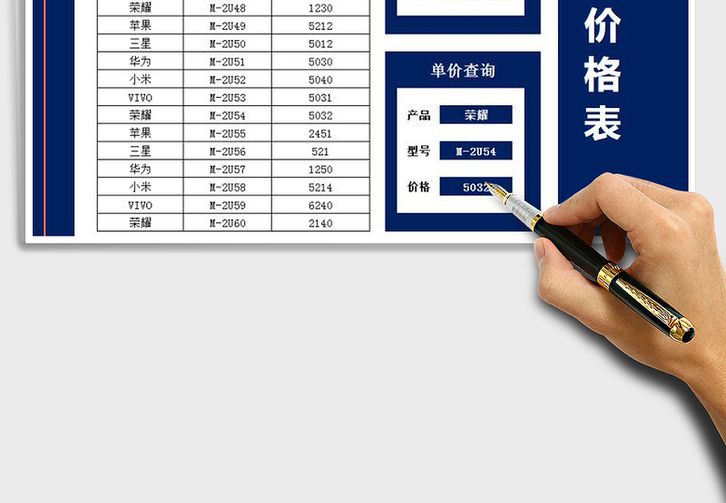 2025年产品价格表-单价查询