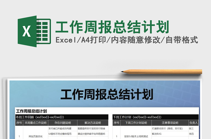 2025年工作周报总结计划