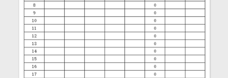 2025年库存物品一览表免费下载