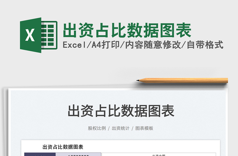 2025出资占比数据图表免费下载