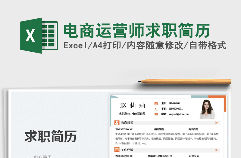 2025电商运营师求职简历