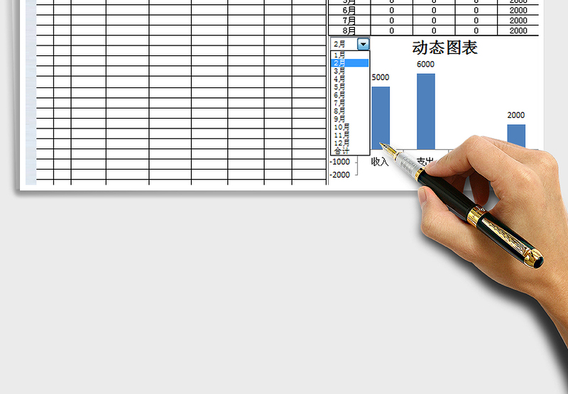 2025年收支统计表（自动计算）