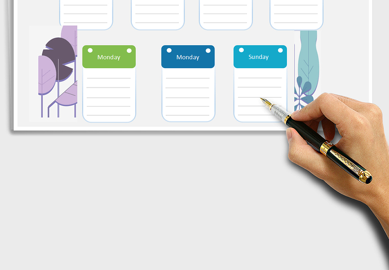 2025年一周计划表便签