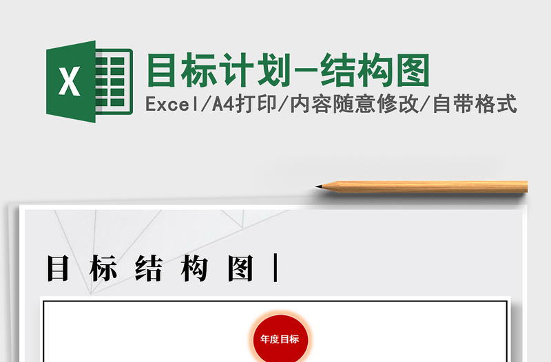 2025年目标计划-结构图