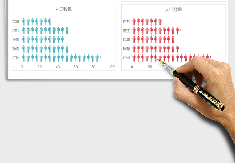 2025年条形小人排列