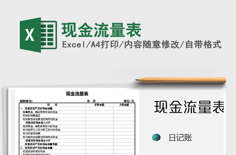 2025年现金流量表