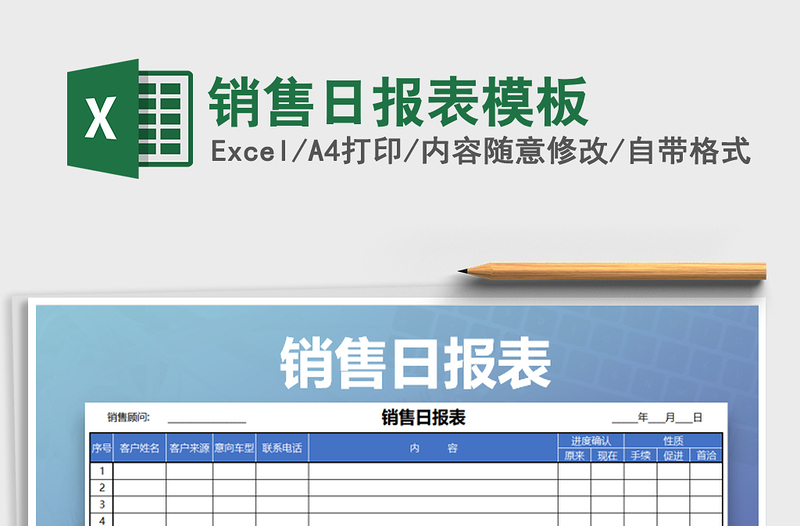 2025年销售日报表模板