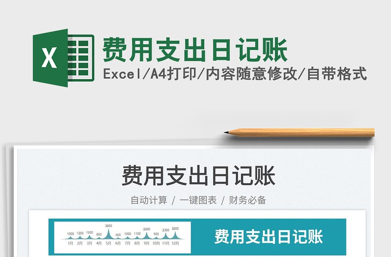 2025费用支出日记账免费下载