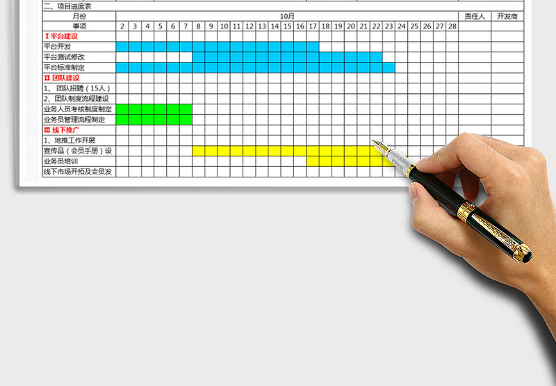 2025年项目进度计划表