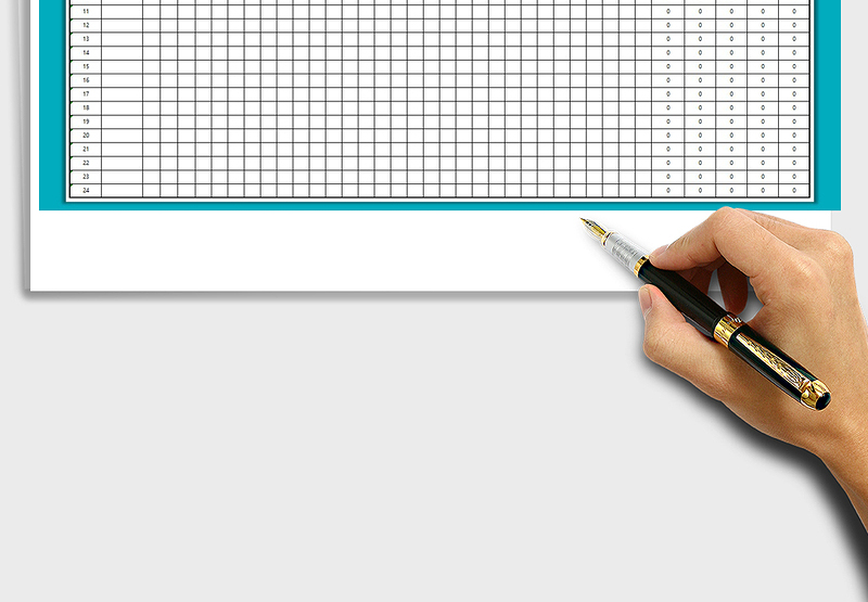 2025年考勤表（自动统计）