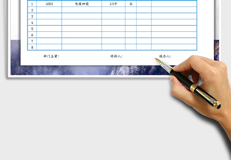 2025年领料单（出库单，内部适用）