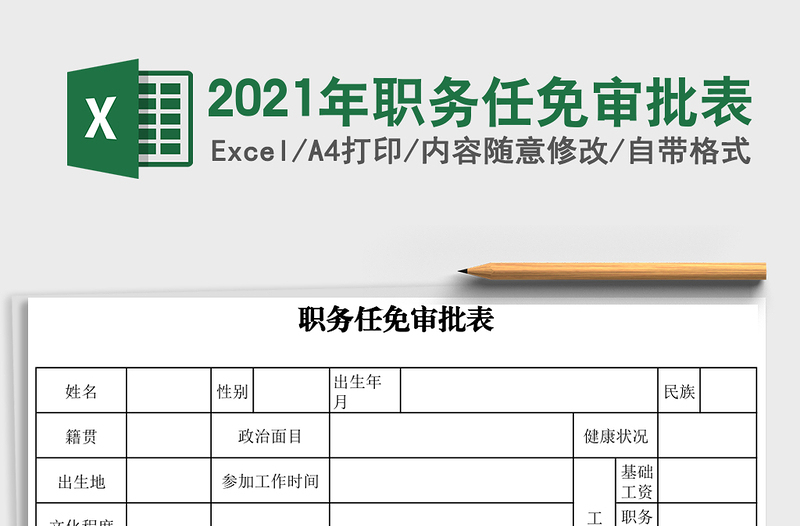 2025年职务任免审批表