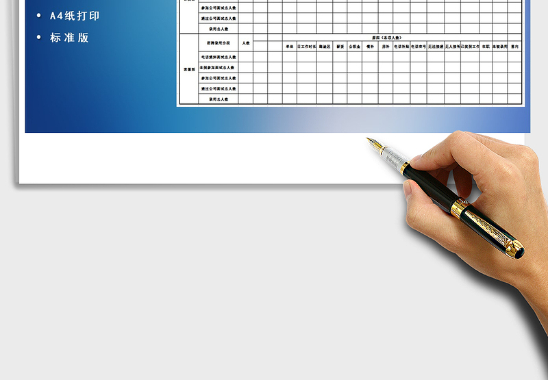 2025年招聘录用情况分析表